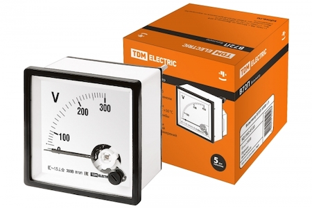 TDM ELECTRIC SQ1102-0133 Вольтметр В72П 300В-1,5 TDM